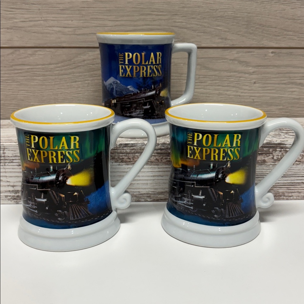 Polar Express Christmas Hot Chocolate Mugs